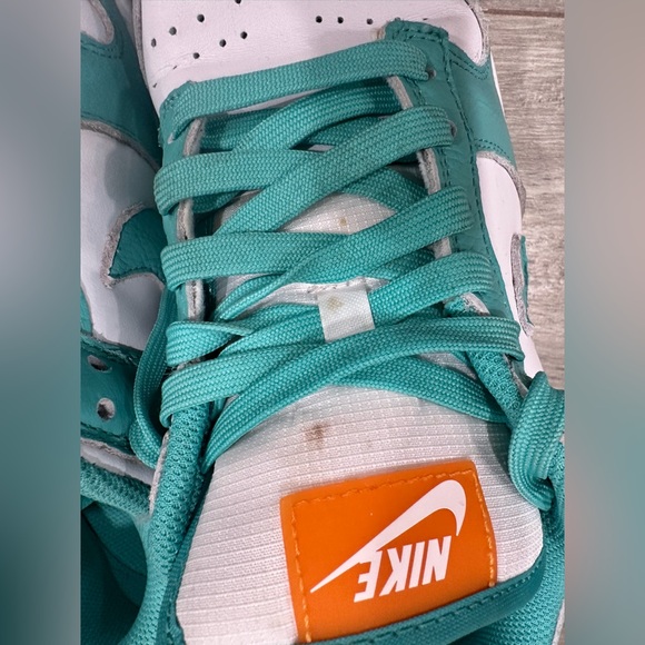 Nike Women’s Dunk Low Teal Zeal - Picture 8 of 9